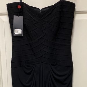 Tadaschi black floor length gown